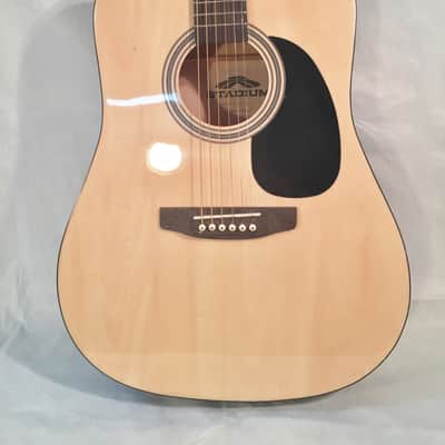 Stadium Dreadnought Acoustic Guitar Natural Finish ST-D-42N  Natural image 2