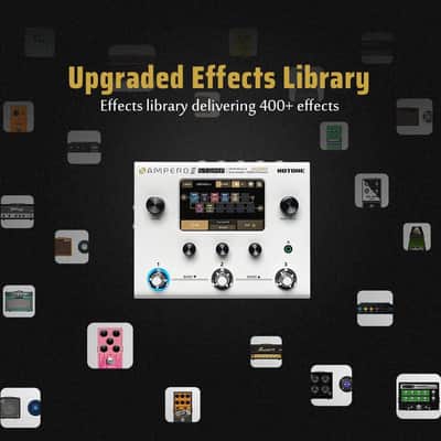 HOTONE Guitar Multi Effects Processor Multi Effects Pedal Touch Screen Guitar Bass Amp Modeling IR Cabinets Simulation Guitar Effects Pedal Multi FX Processor Ampero II Stomp image 4