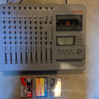TASCAM Portastudio 488 8-Track Cassette Recorder 1990s - Gray image 1