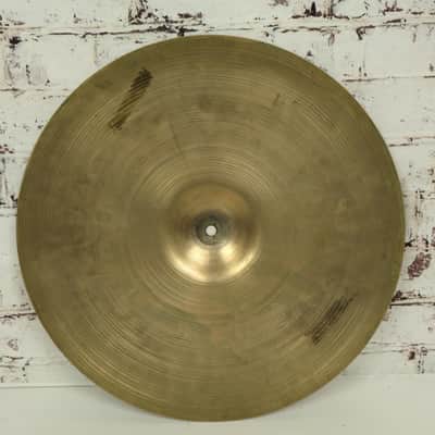 Vintage 18" No-Stamp Crash/Ride Cymbal 1960s/1970s Avedis Zildjian Profile image 4