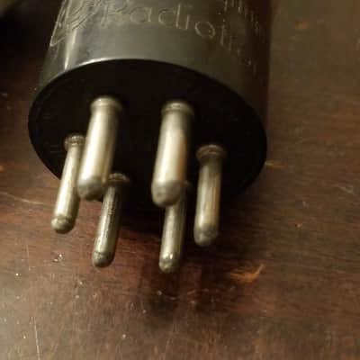 RCA Pair (2) Type 42 Pentode Power Amplifier Antique AT1000 TESTED Vacuum Tube Engraved Audio 1932-1950 image 2