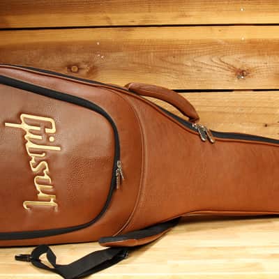 GIBSON Gig Bag Premium Soft Case Brown Vinyl Leather Fits SG Les Paul Gigbag image 3