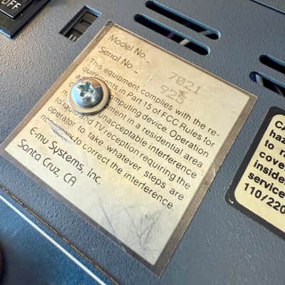 EMU SP-12 TURBO Original vintage USA 1980’s sampler drum machine image 5