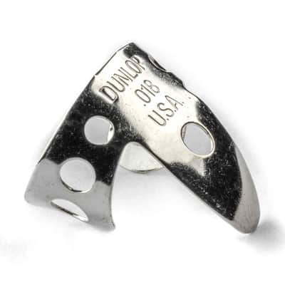 Dunlop 33P.018 Nickel Silver Finger & Thumbpicks, .018" Fingerpicks image 4