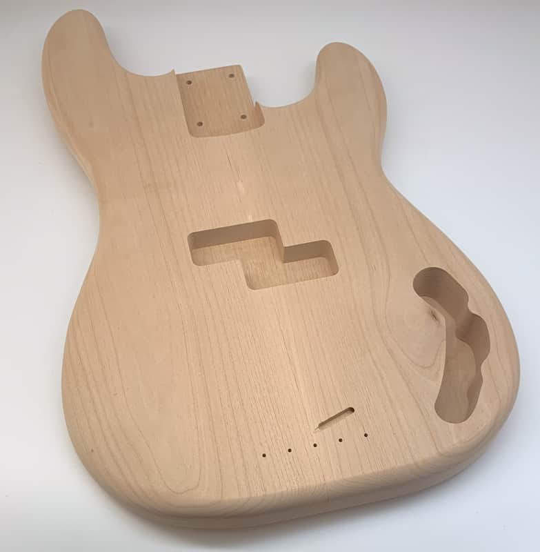 4lbs 5oz BloomDoom Nitro Lacquer Aged Relic Alder P-Style Bass Vintage Custom Guitar Body image 1