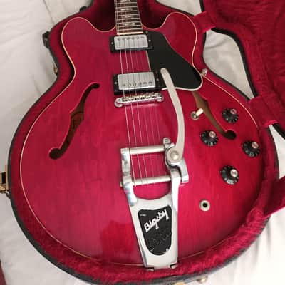 Gibson ES-335TD with Bigsby 1967 - Cherry image 1
