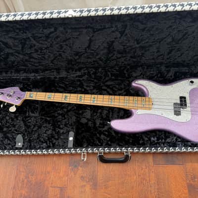 Fender Limited Edition Adam Clayton Precision Bass 2017 - Purple Sparkle image 2