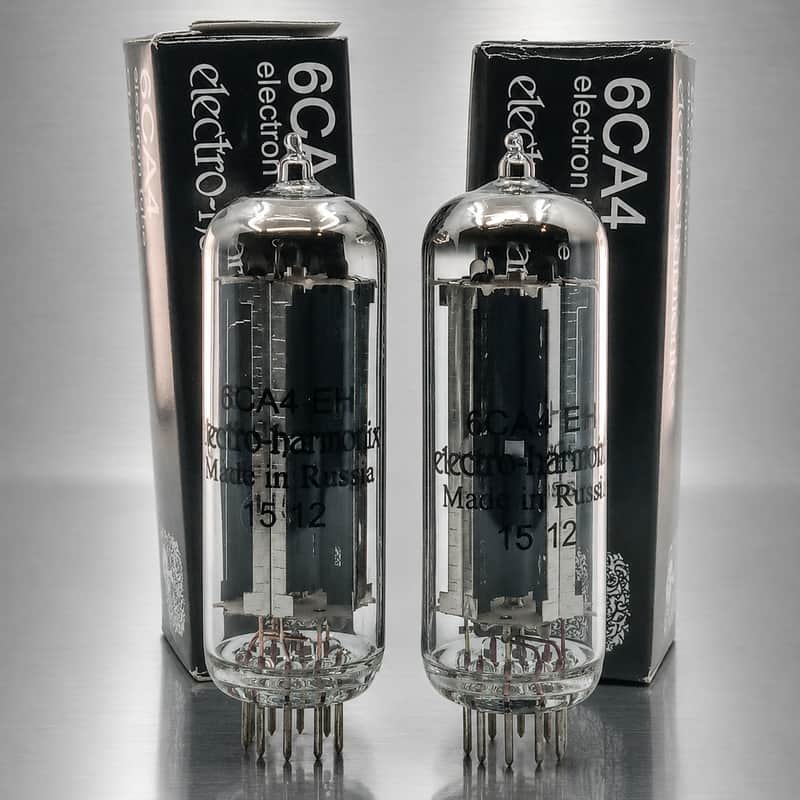 NEW PAIR ELECTRO HARMONIX 6CA4/EZ81 RECTIFIERS /HICKOCK TESTED image 1