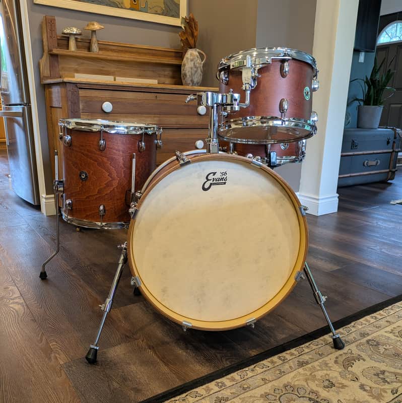 Gretsch Catalina Club 4 Piece Drumkit - Satin Walnut Glaze image 1