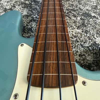 Fender Standard Jazz Bass 2002 MIM Agave Blue Rosewood FB 4-String Bass Guitar image 6