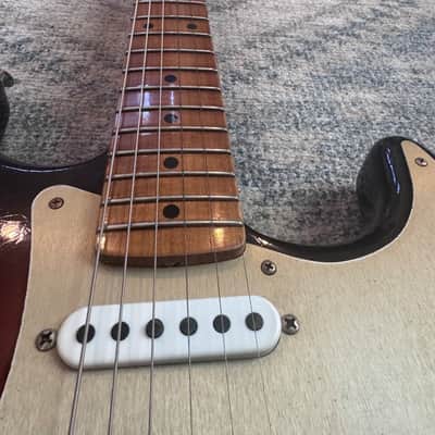 Fender Custom Shop Limited-edition 1954 Roasted Stratocaster Journeyman Relic 2025 - Wide-fade Chocolate 2-color Sunburst image 4