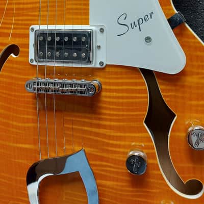 Hagstrom Super Viking Semi-Hollow Dandy Dandilion image 9