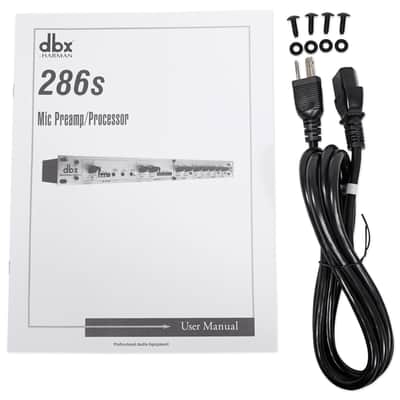 DBX 286S Mic Pre-Amp Processor 286 S Microphone/Instrument Preamp, Phantom Power image 6