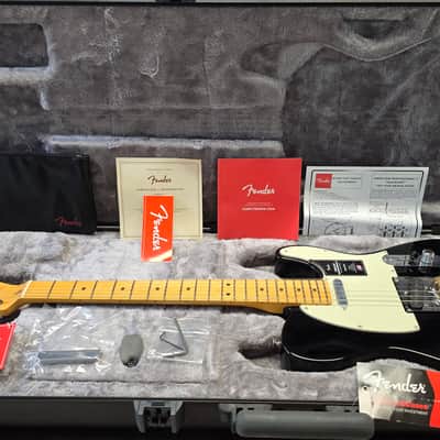 Fender American Professional II Telecaster BRAND NEW 75TH ANNIVERSARY 2021 Tuxedo Black USA Tele Case Queen Time Capsule Electric Guitar image 1