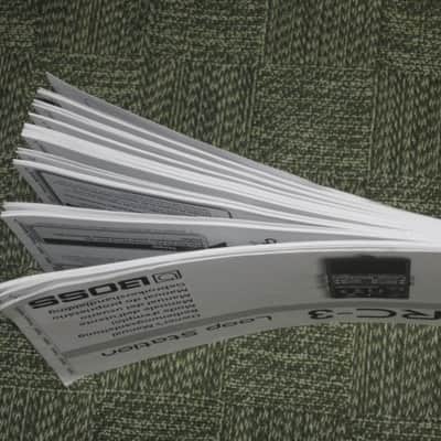lightly handled genuine Boss Owner's Manual for RC-3 Loop Station (NO pedal / NO other items) specifically from 2012 (172 total pages cover to cover) English, German, French, Italian, Spanish, Portuguese, Dutch image 25