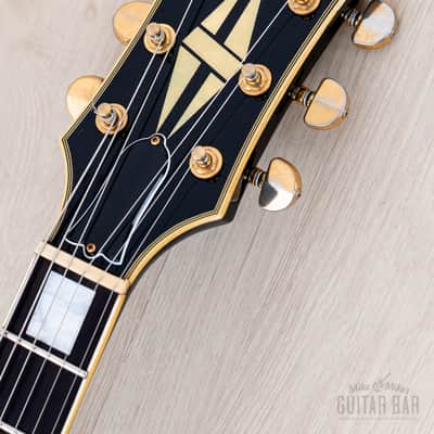 1996 Orville Les Paul Custom Gibson-Licensed '57 Spec Black Beauty w/ Mahogany Top, Japan Fujigen image 4