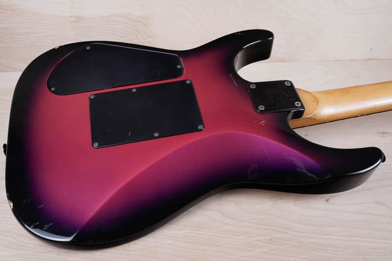Charvel by Jackson CDS-055 SSH MIJ 1992 Violet Sunburst Made in