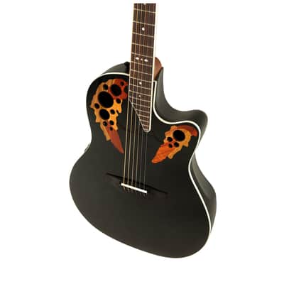 Ovation Timeless Elite Acoustic Electric Guitar, Black image 2