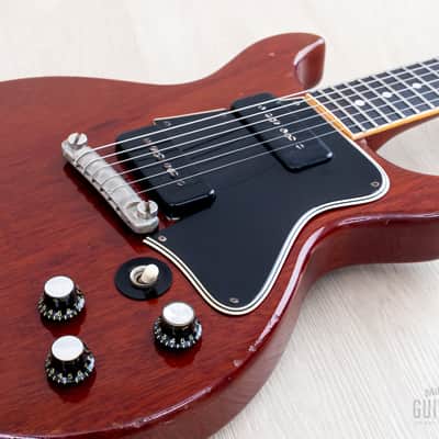 1960 Gibson Les Paul Special Double Cut Vintage Guitar Cherry w/ Case image 6