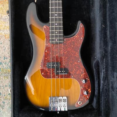 Hembrook Custom P-bass - BassLines pickups, ProTec hardshell case, USA American Fender style 4-string vintage sunburst image 2