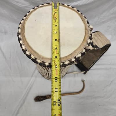 20" Hand-Made Nigerian "Talking Drum" (C020-9) image 4