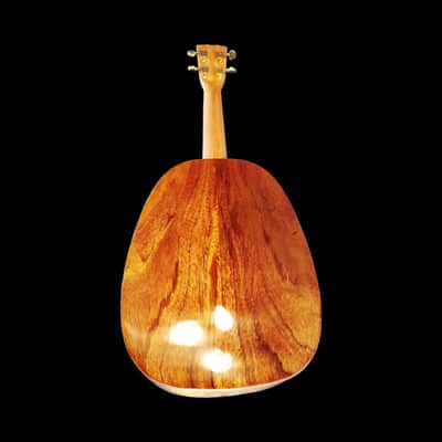 Solid Koa Pineapple Tenor Ukulele with Hardwood Inlays image 5