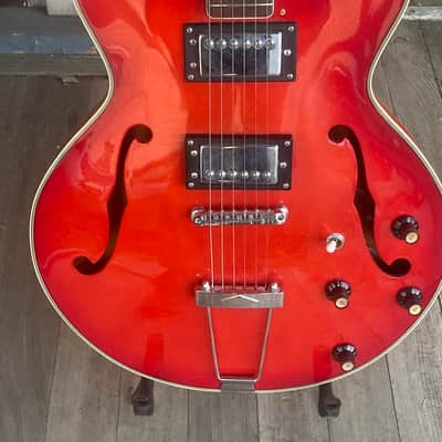 c. 1970 Galson ES-330 copy  - Cherry Red, Matsumoku Japan image 8