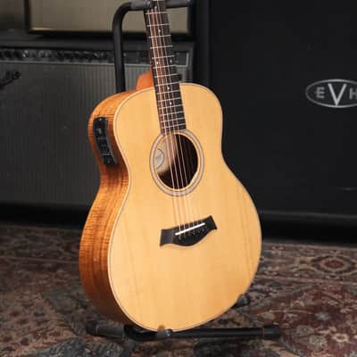 Taylor GS Mini-e LTD Acoustic/Electric Guitar - Figured Koa with Gig Bag image 14
