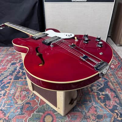 Epiphone Riviera Reissue *Pro Setup* HH Peerless Cherry OHSC - 1997 image 17