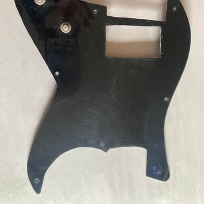 Replacement Pickguard Single Humbucker - Black image 1