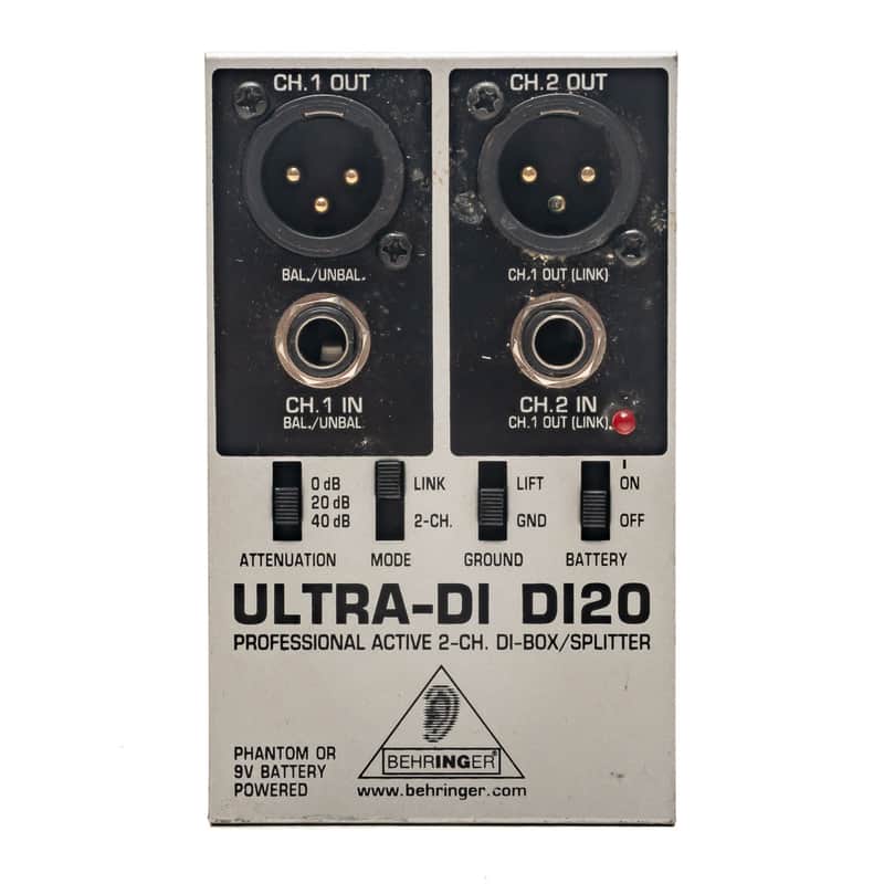 Behringer Ultra-DI DI20 Active 2 Channel DI-Box/Splitter USED image 1