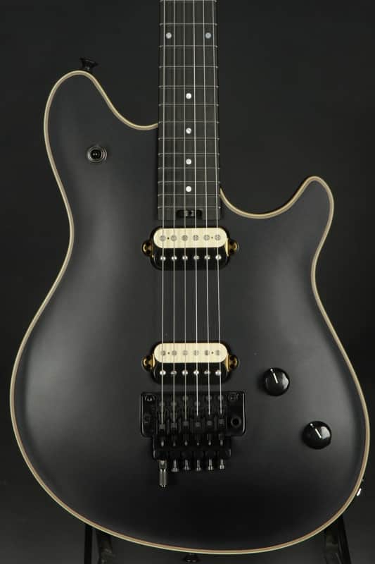 EVH Wolfgang USA with Ebony Fretboard, Floyd Rose Stealth Gray with Black Hardware image 1