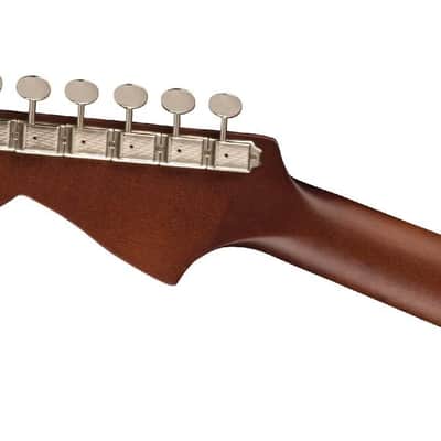 Fender Malibu Player Acoustic Electric Guitar Fiesta Red image 7