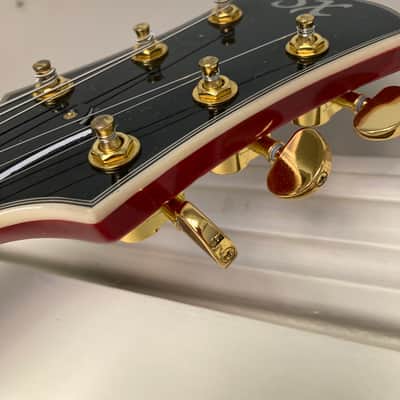 SX Les Paul Custom  Cherry Burst 7lbs 6 oz image 9