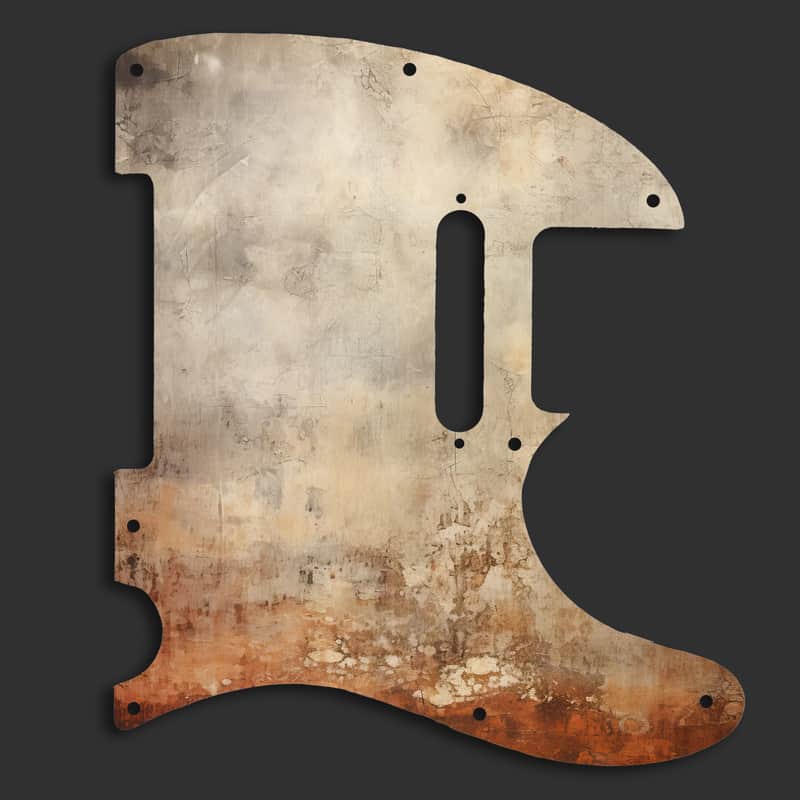 Fender Telecaster pickguard 8 mounting hole 3 Ply(W/B/W) image 1