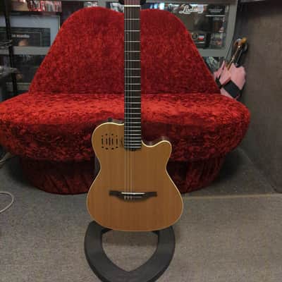New Old Stock Godin Multiac Encore SG Nylon Classical w/ Electronics Semi-Gloss Natural image 1