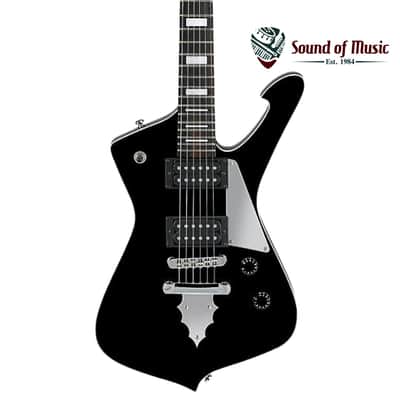 Ibanez PSM10BK MiKro Paul Stanley Signature 6str Electric Guitar (22.2" scale) - Black image 1