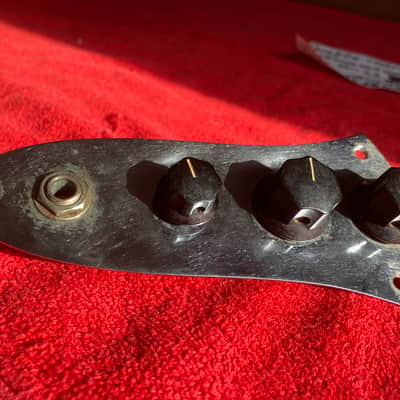 Fender original Jazz Bass complete electronics/knobs/plate 1966 image 12