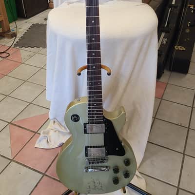 Gibson Les Paul Silver streak 1982 - greenish silver image 2