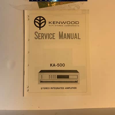 Kenwood Service Manual KA-500 1979 image 1