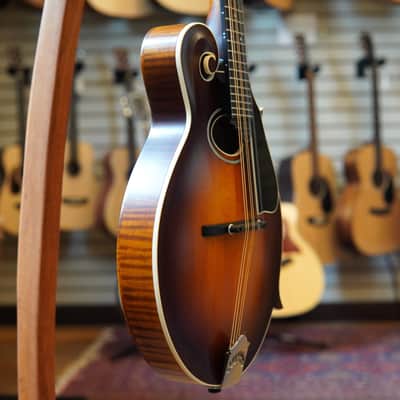 Northfield NFS-F2 Adirondack Red Spruce/Figured Maple F-Style Oval Hole Mandolin Light Cherryburst w/Hard Case image 2