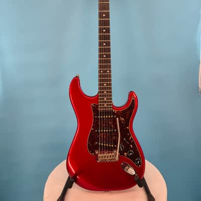 G&L S-500 USA Older Model - Candy Apple Red NICE Tweed Case image 10