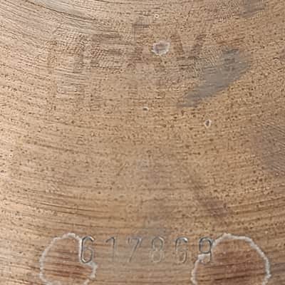 Paiste 14" 2002 Heavy Hi-Hat Cymbals (Pair) 1976- Traditional with Black Label image 6