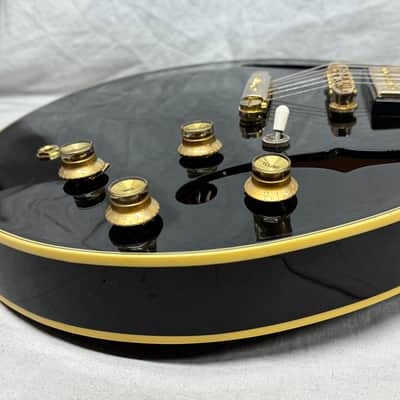 Yamaha Super Axe SA-2100 SA2100 Semi-Hollowbody Guitar with Epiphone Case - MIJ Made In Japan - Black image 15