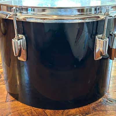 Vintage 1980s Tama Imperialstar 9 x 13 Drum Concert Tom OG Jet Black Wrap image 8
