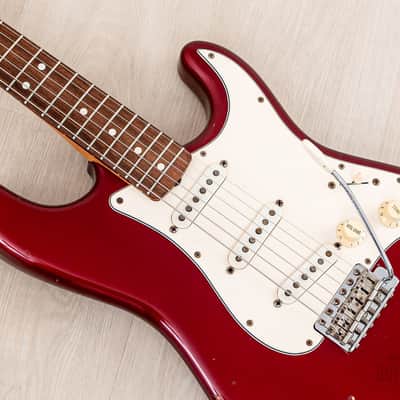 1987 Fender American Vintage '62 Stratocaster Candy Apple Red, 100% Original w/ Case, Corona image 7