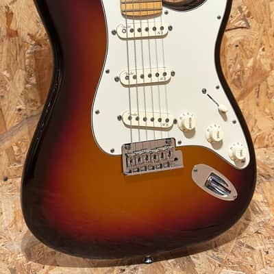Pre Owned Fender 2013 American Deluxe Strat Plus - Mystic 3-Colour Sunburst, Maple Inc. Case image 1