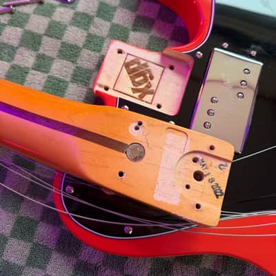 Fender Telecaster Custom Orange Solid Body Electric Guitar 2010s - Gloss Red-Orange image 14