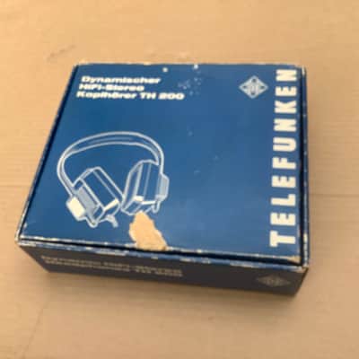 Telefunken TH 200 Vintage Headphones Made in Germany with original box image 3