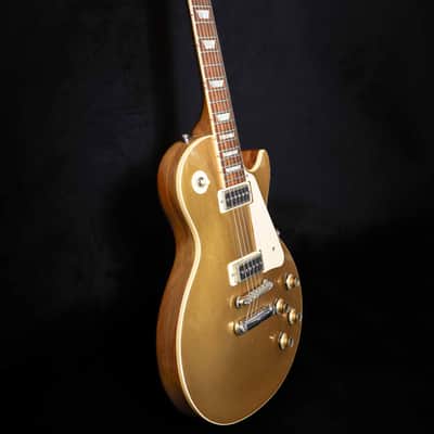 Vintage 1974 Gibson Les Paul Deluxe 1974 - Goldtop with P90s and Original Mini Humbuckers image 8